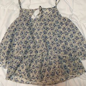 Paper crane light summer top